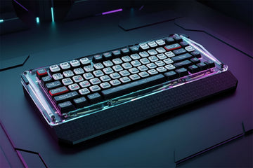 125-Key Transparent Anime Pudding Keycaps