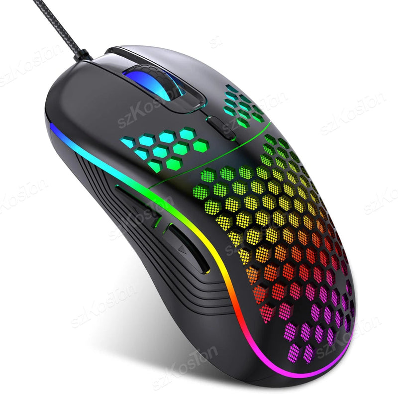 7200DPI Honeycomb RGB Gaming Mouse