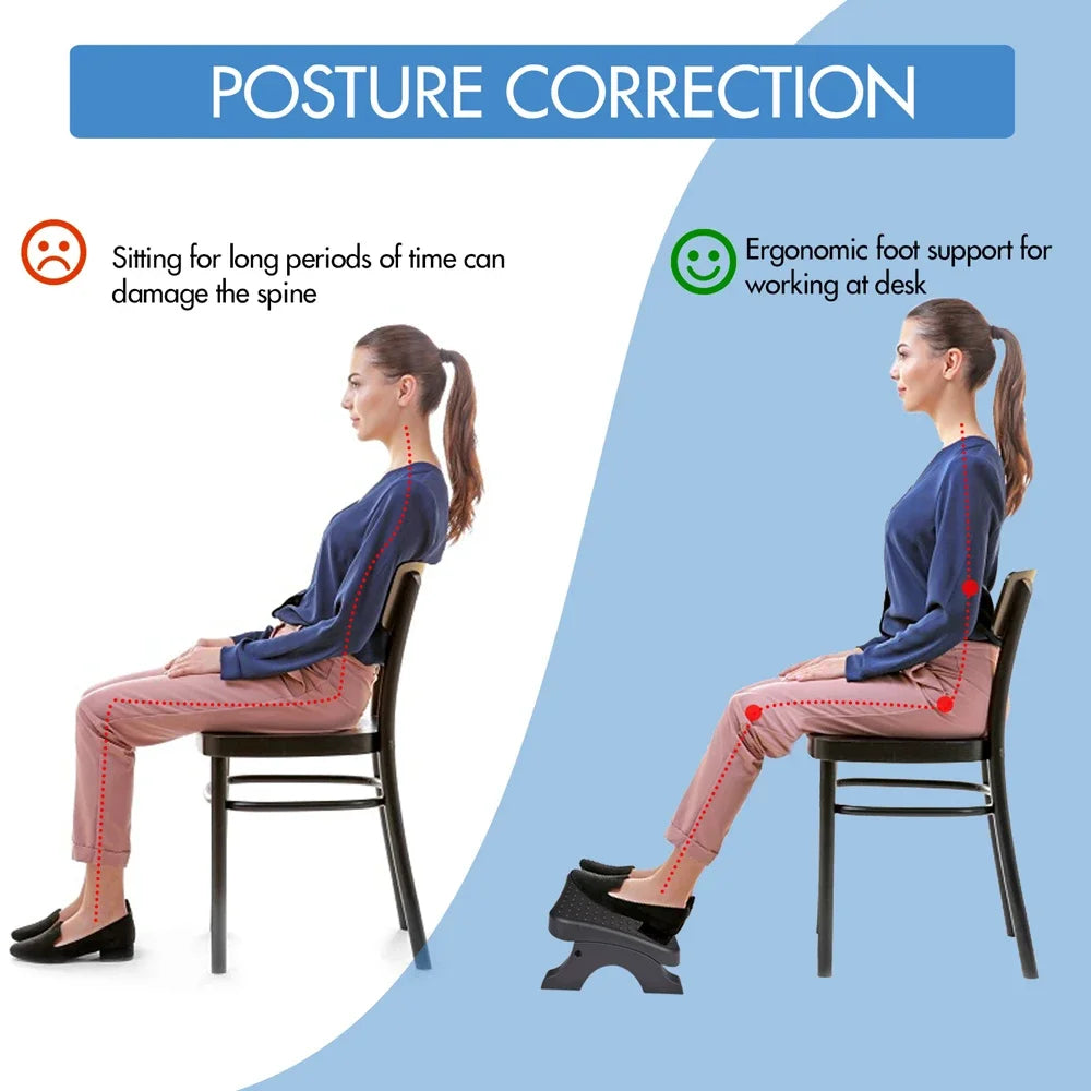 Adjustable Massage Desk Footrest