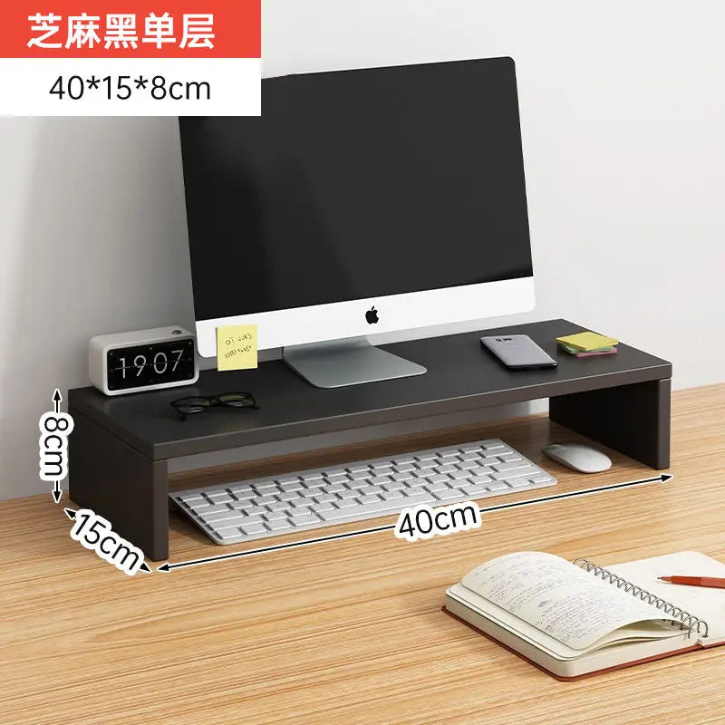 Ergonomic Monitor Riser Organizer