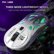 Tri-Mode Rechargeable RGB Gaming Mouse