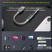 USB Type C to 3.5 mm Jack Adapter Headphone Amp HiFi DAC USB C Audio AUX Converter Decoder CX31993 MAX97220 PCM 32Bit 384KHz