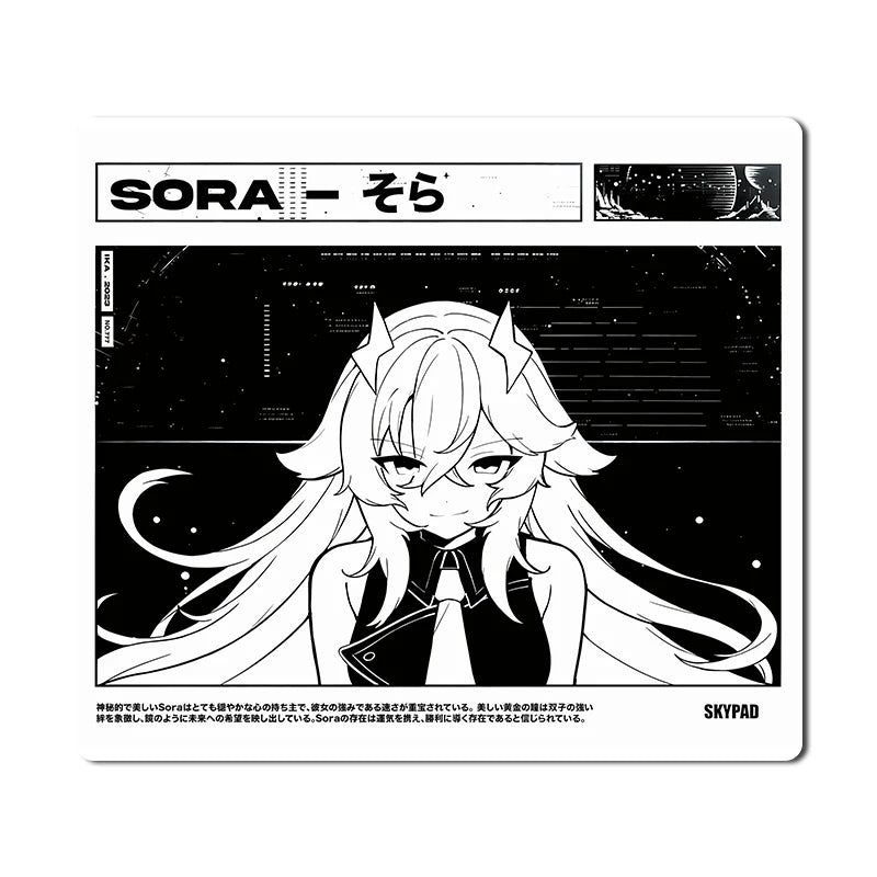 SORA Frosted Glass Gaming Mousepad