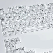 Transparent RGB Mechanical Keyboard Keycaps