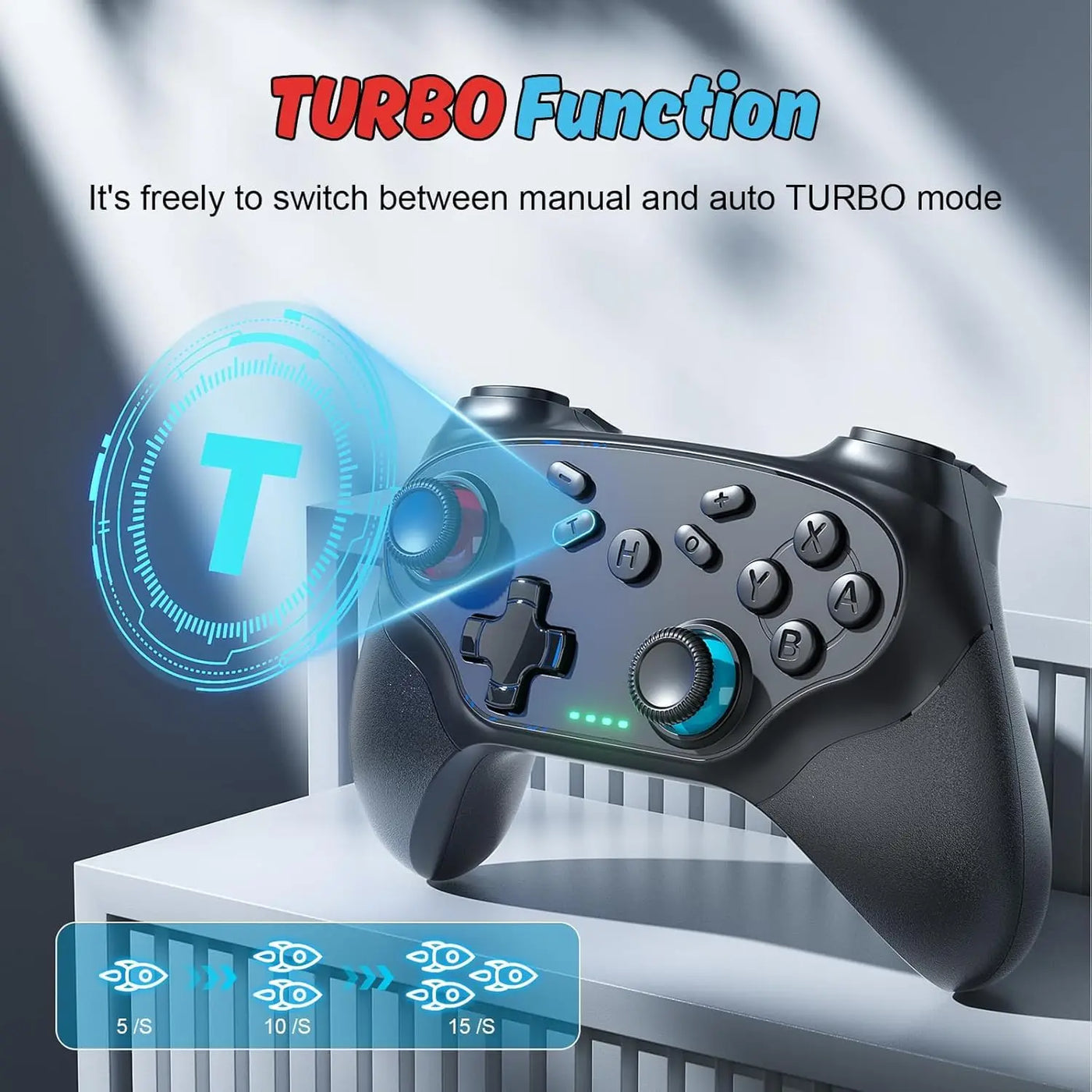 GAMROMBO Switch Gyro Wireless Controller