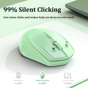Bluetooth 5.2 Rechargeable Silent Mouse