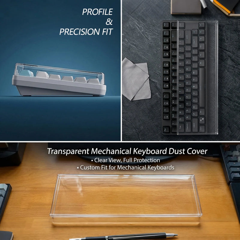 Clear Acrylic Keyboard Dust Cover