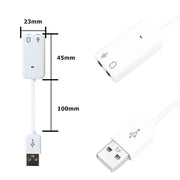 7.1-Channel External USB Sound Card
