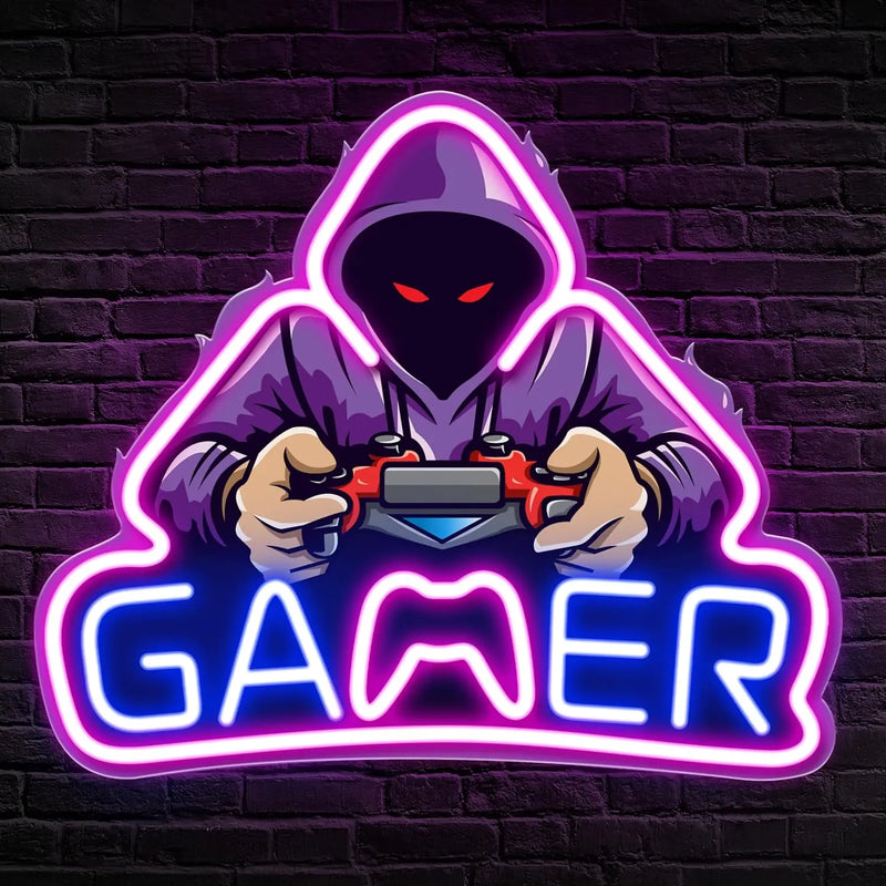 Gamer Controller Neon Sign