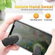 Gaming Finger Sleeve Breathable Fingertips For PUBG Games Anti-Sweat Touch Screen Finger Cots Cover Sensitive Mobile Touch Glove