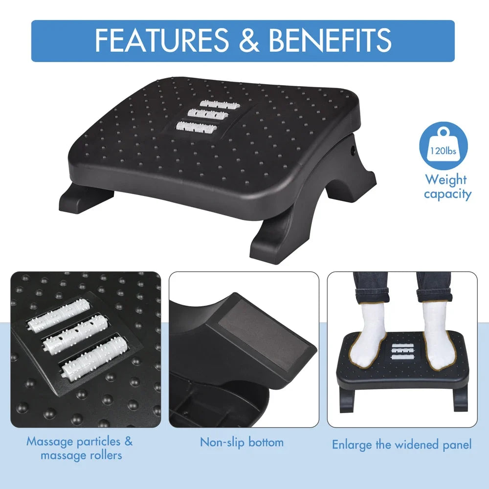 Adjustable Massage Desk Footrest