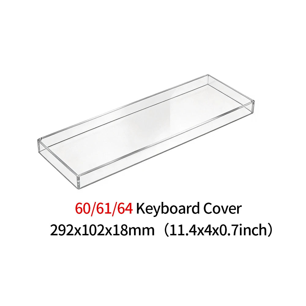 Clear Acrylic Keyboard Dust Cover