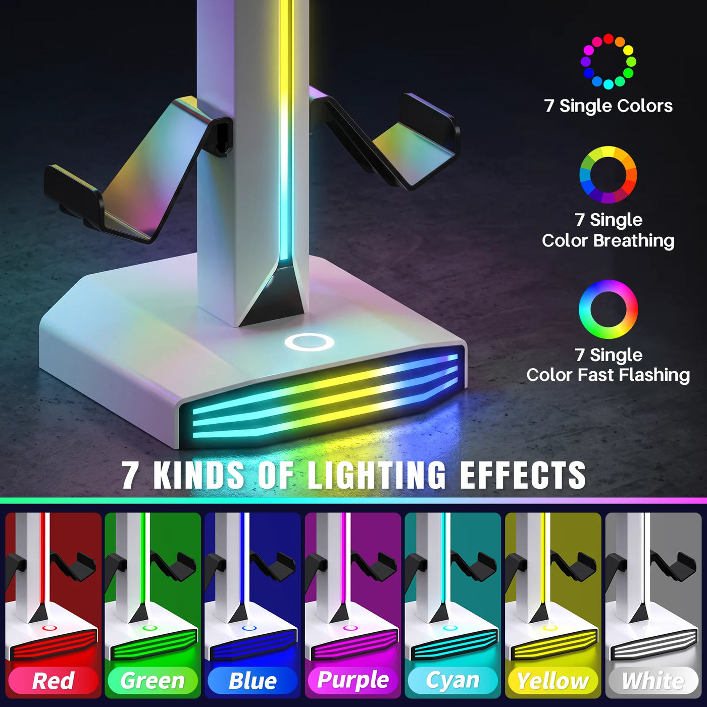 RGB Controller Headset Station